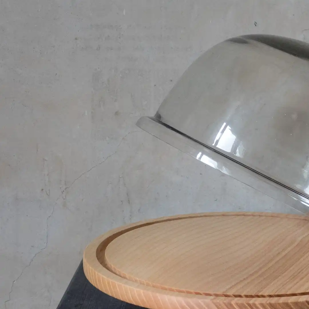 Servierplatte_Tortenplatte_Holz_mit_Glas_unikat