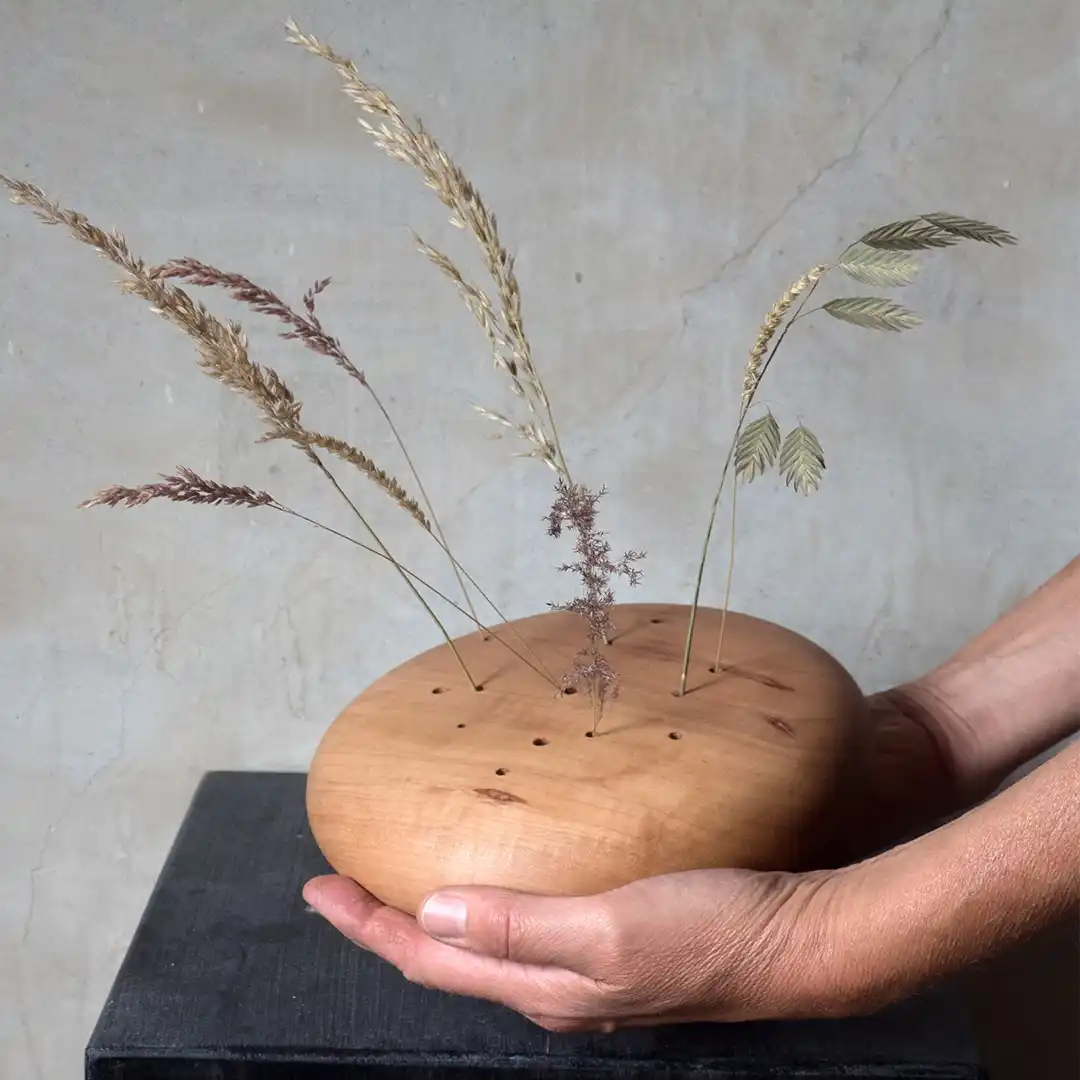 Trockenblumenstnder_Holzdeko_Geschenkideen_Holz_Holzvase_Trockenblumen_gross