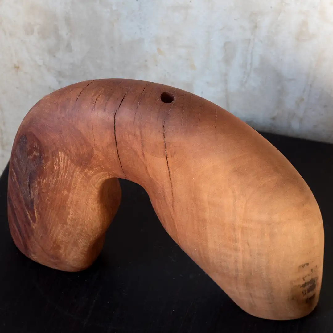 Exklusive_Geschenkideen_Holz_Dekoration_Vase_Zwetschge
