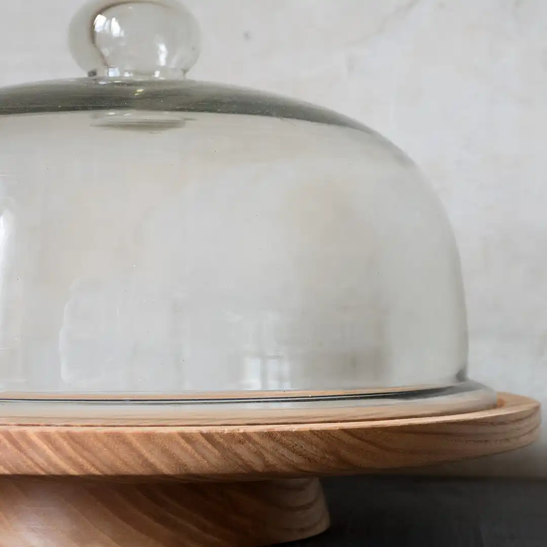 Torten Servierplatte aus Esche – Elegantes Design für Ihre Kuchentafel