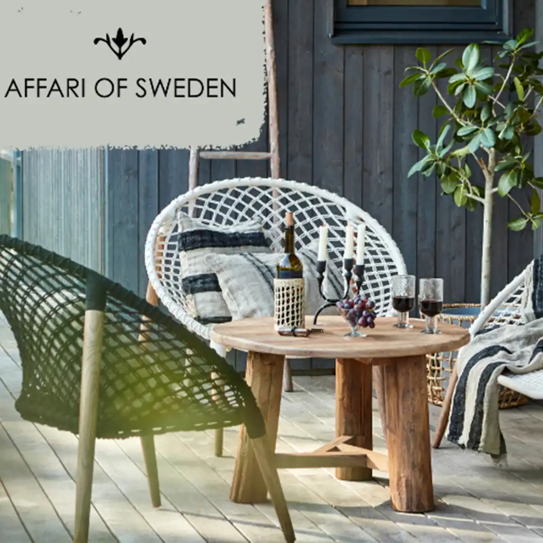 Natürlich nordisch: Unsere Partnerschaft mit Affari of Sweden Couchtisch_Outdoortisch_Holzmöbel_AffariofSweden_Skandi_Look